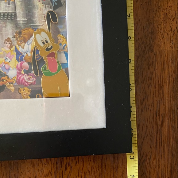 Disney Cinderella castle print with four rare pins. - Picture 9 of 15